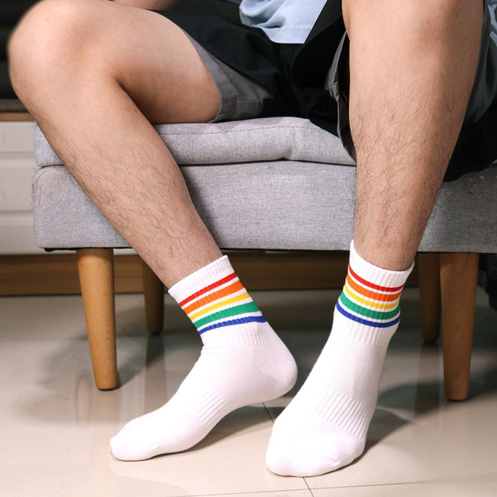 ENBUN CUTIE　ソックス　レインボー