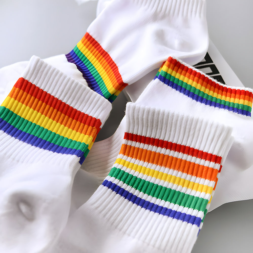 ENBUN CUTIE　ソックス　レインボー