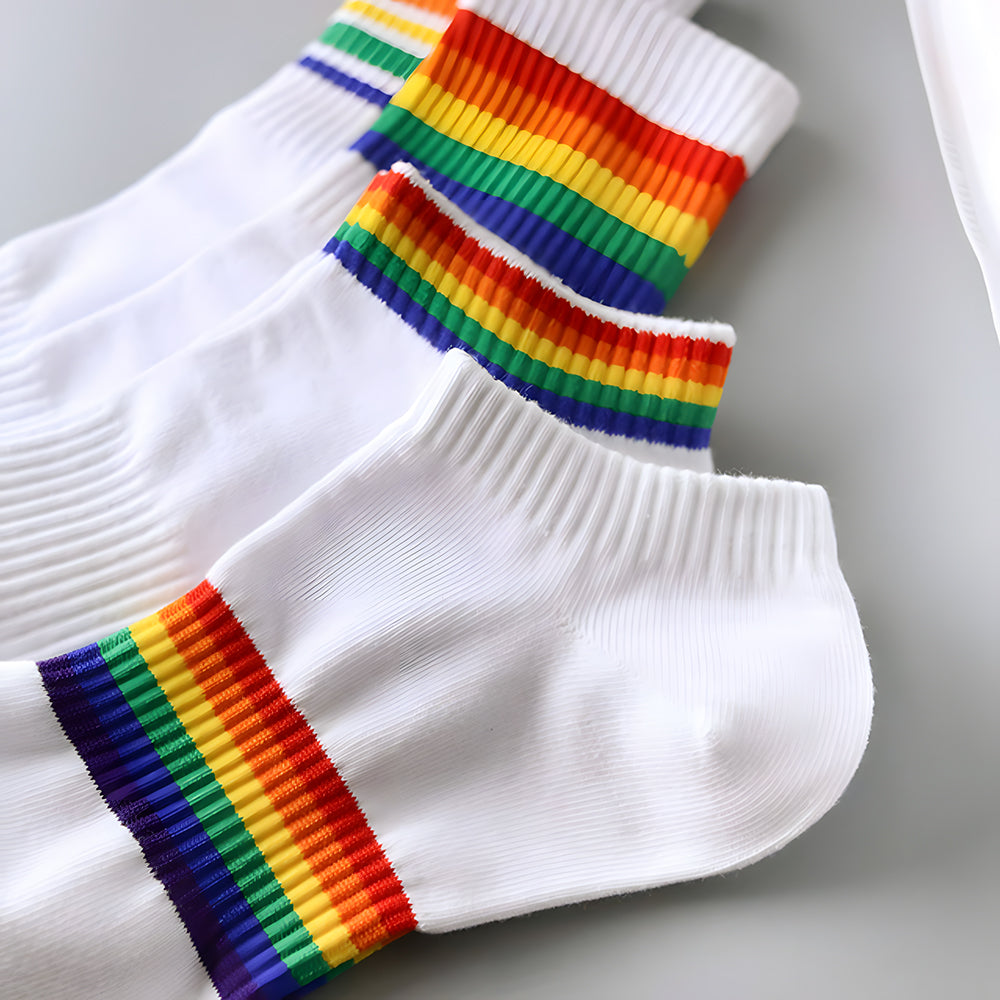 ENBUN CUTIE　ソックス　レインボー