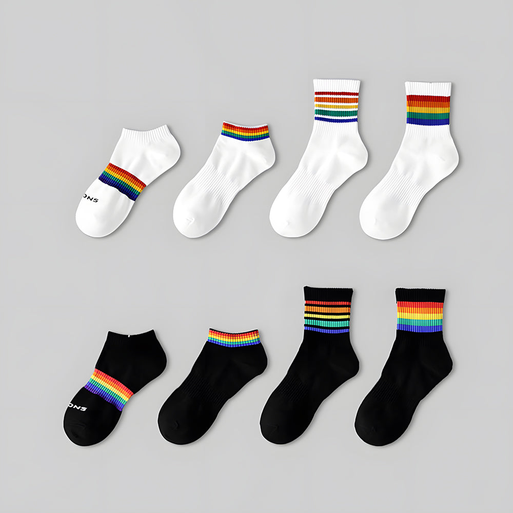 ENBUN CUTIE　ソックス　レインボー