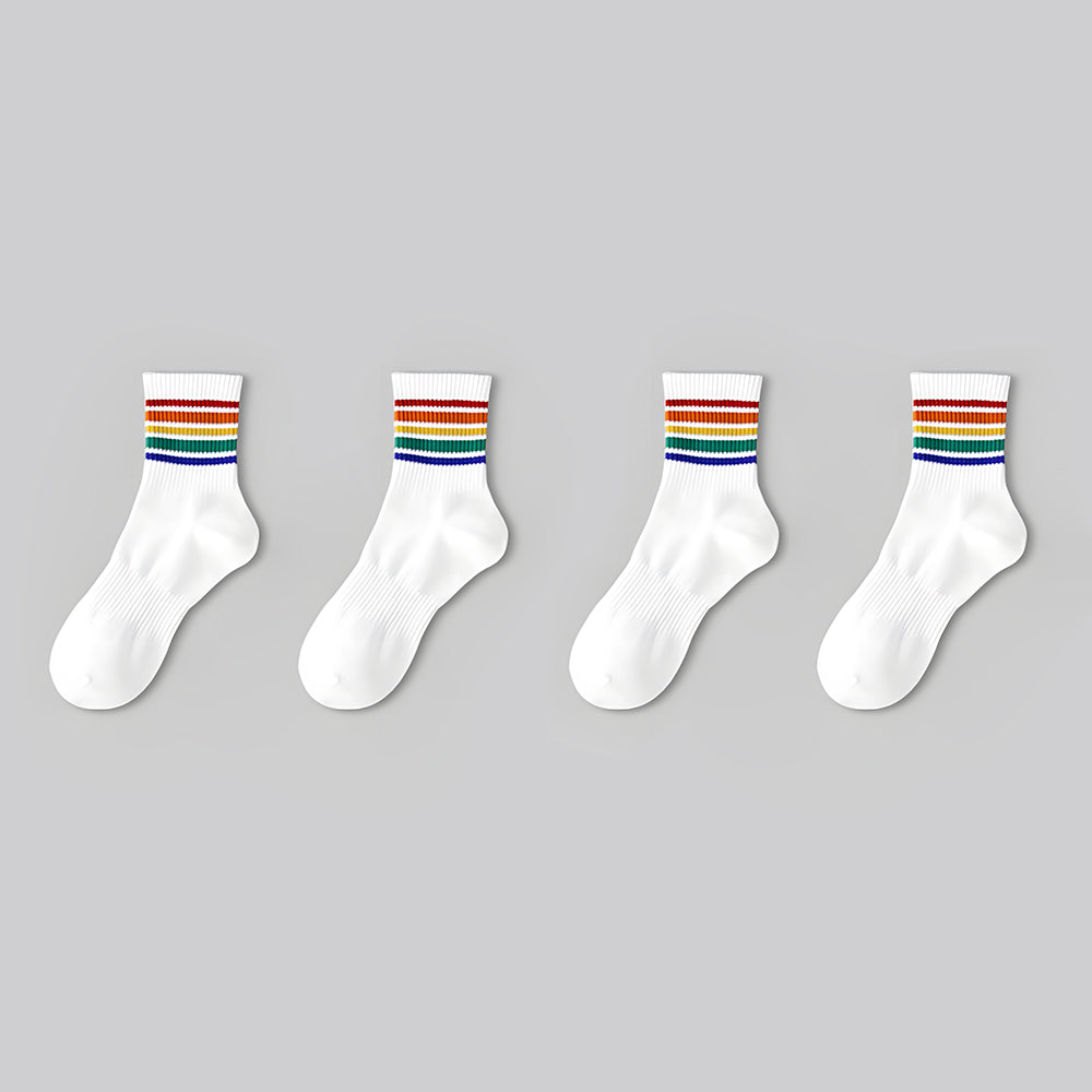 ENBUN CUTIE　ソックス　レインボー