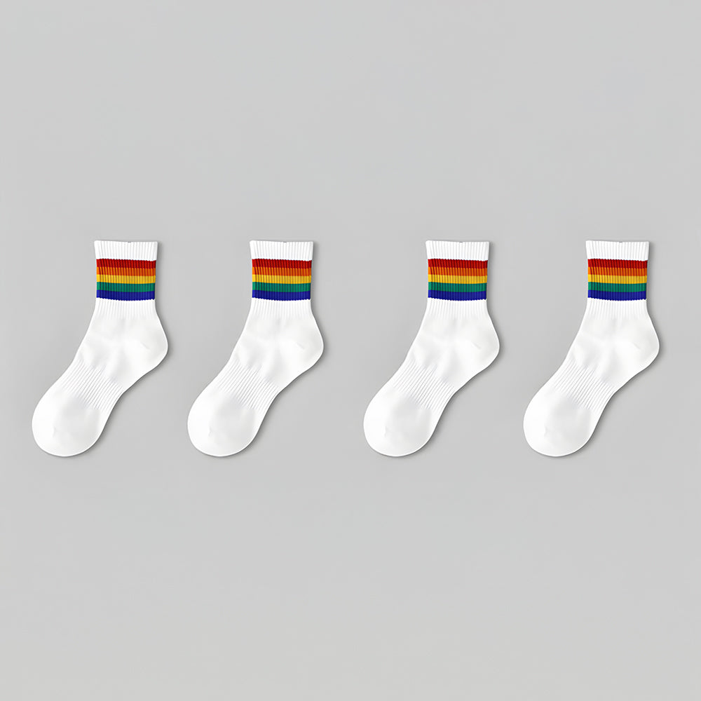 ENBUN CUTIE　ソックス　レインボー