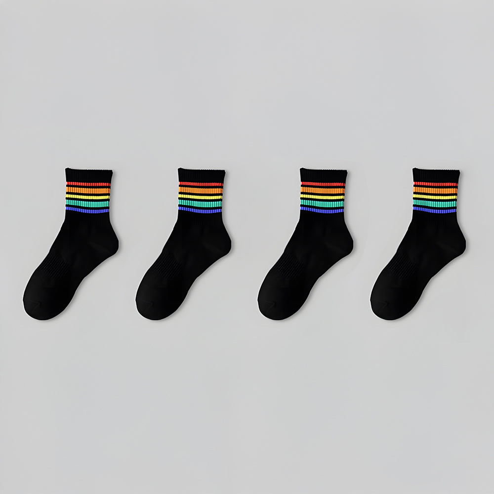 ENBUN CUTIE　ソックス　レインボー